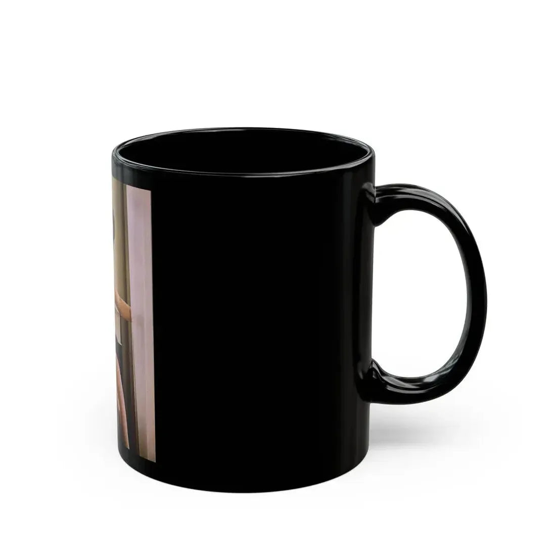 June Palmer #288 - Topless (Vintage Female Icon) Black Coffee Mug - Go Mug Yourself