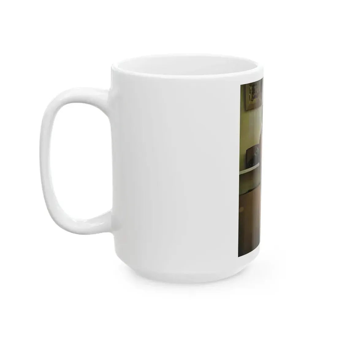 June Palmer #288 - Topless (Vintage Female Icon) White Coffee Mug - Go Mug Yourself