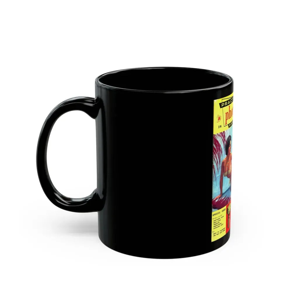June Palmer #289 (Vintage Female Icon) Black Coffee Mug - Go Mug Yourself