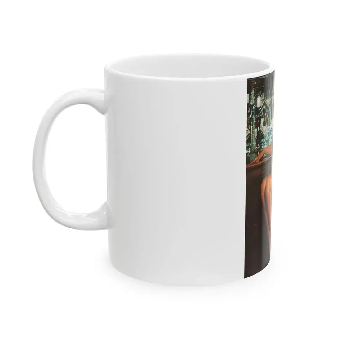 June Palmer #295 - Nude (Vintage Female Icon) White Coffee Mug - Go Mug Yourself