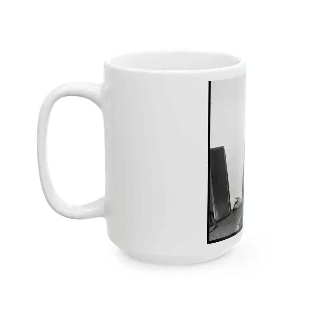 June Palmer #321 - Topless (Vintage Female Icon) White Coffee Mug - Go Mug Yourself
