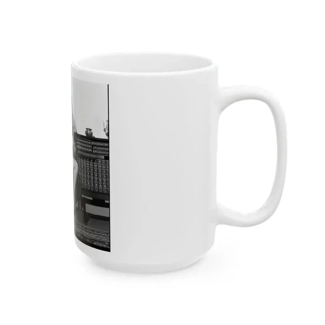 June Palmer #321 - Topless (Vintage Female Icon) White Coffee Mug - Go Mug Yourself