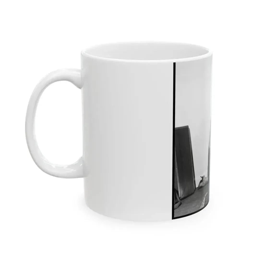 June Palmer #321 - Topless (Vintage Female Icon) White Coffee Mug - Go Mug Yourself
