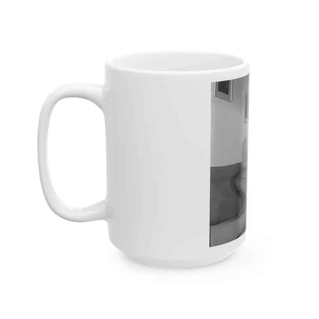 June Palmer #322 - Topless (Vintage Female Icon) White Coffee Mug - Go Mug Yourself