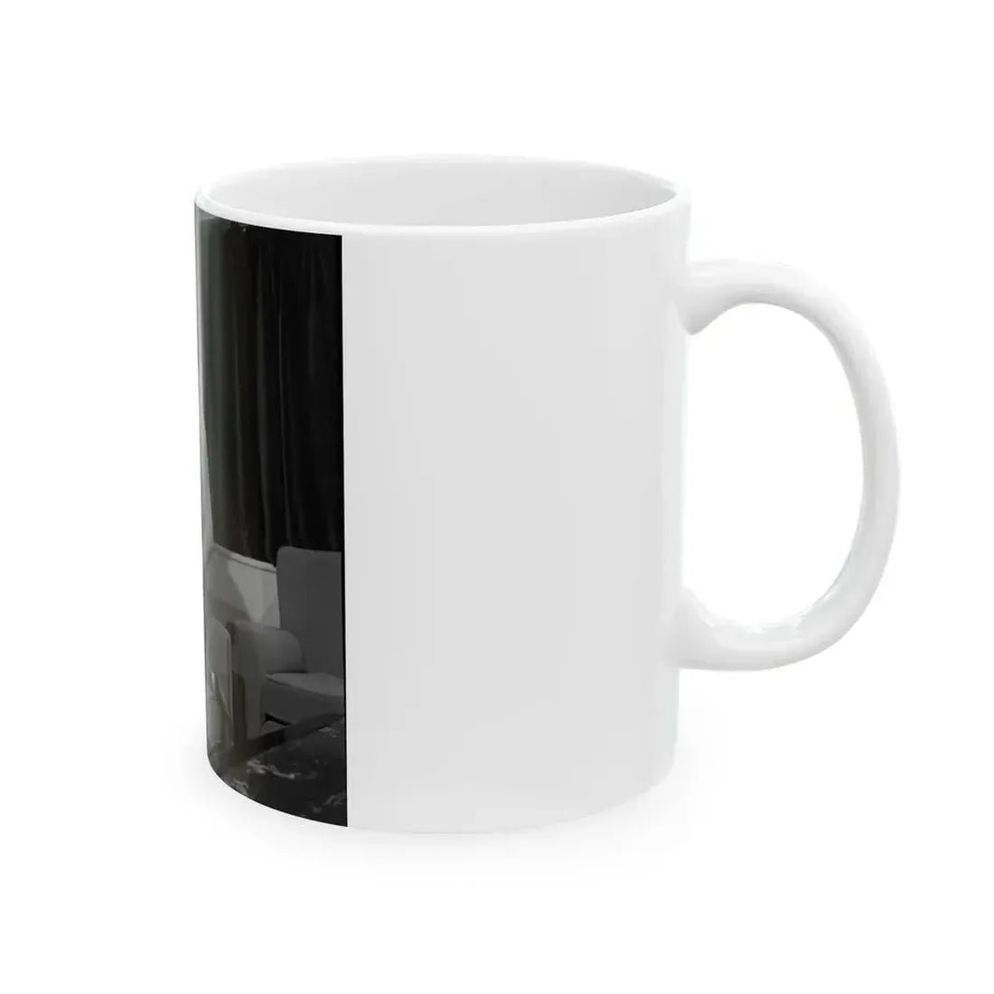 June Palmer #322 - Topless (Vintage Female Icon) White Coffee Mug - Go Mug Yourself