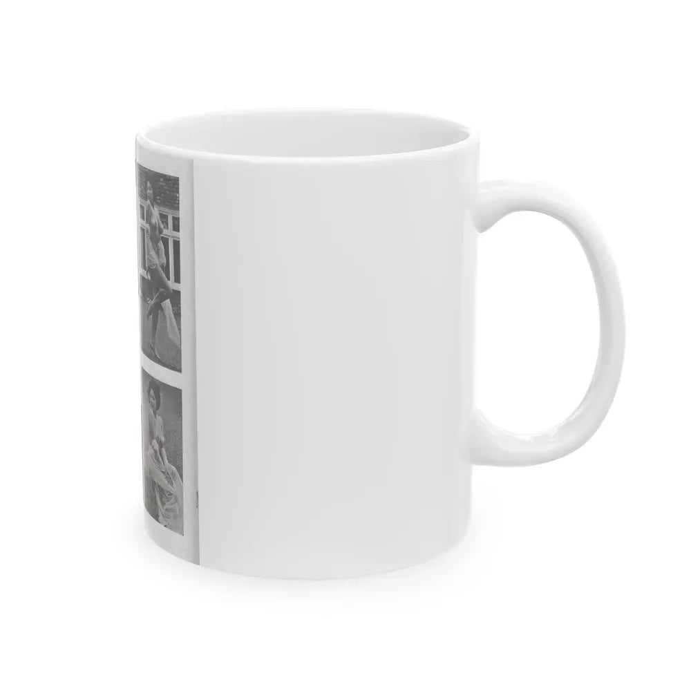 June Palmer #327 - Nude (Vintage Female Icon) White Coffee Mug - Go Mug Yourself