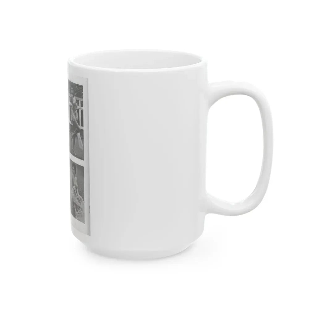June Palmer #327 - Nude (Vintage Female Icon) White Coffee Mug - Go Mug Yourself