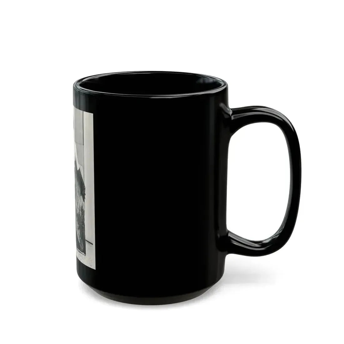 June Palmer #330 - Topless (Vintage Female Icon) Black Coffee Mug - Go Mug Yourself