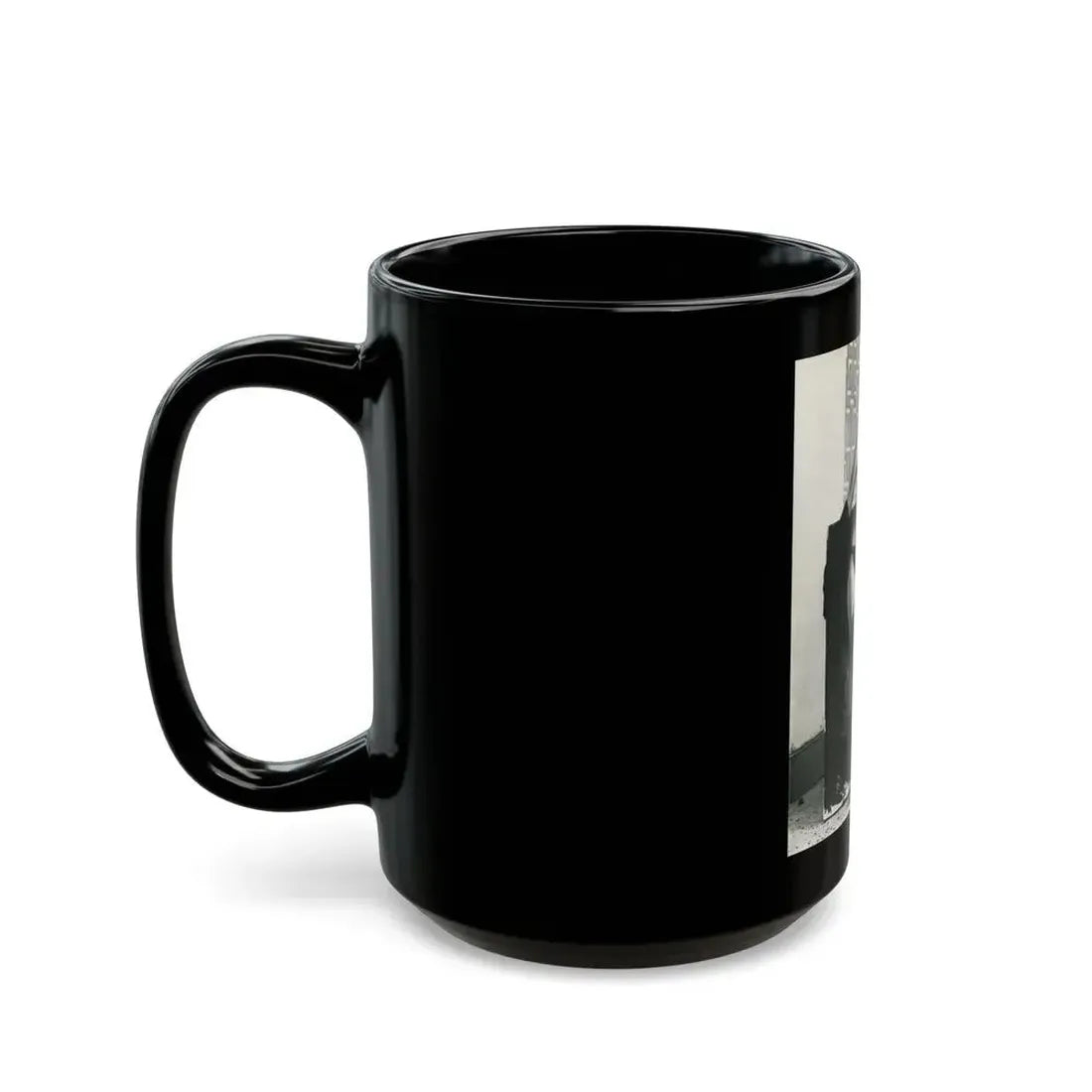 June Palmer #330 - Topless (Vintage Female Icon) Black Coffee Mug - Go Mug Yourself