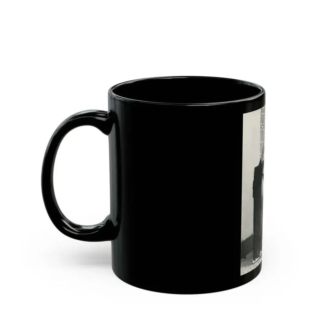 June Palmer #330 - Topless (Vintage Female Icon) Black Coffee Mug - Go Mug Yourself