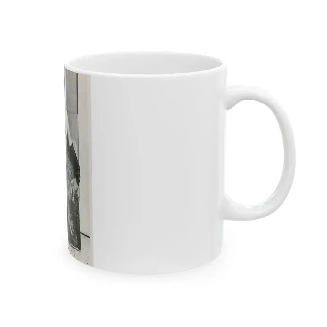 June Palmer #330 - Topless (Vintage Female Icon) White Coffee Mug - Go Mug Yourself