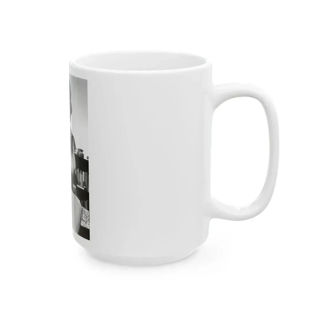 June Palmer #348 - Topless (Vintage Female Icon) White Coffee Mug - Go Mug Yourself