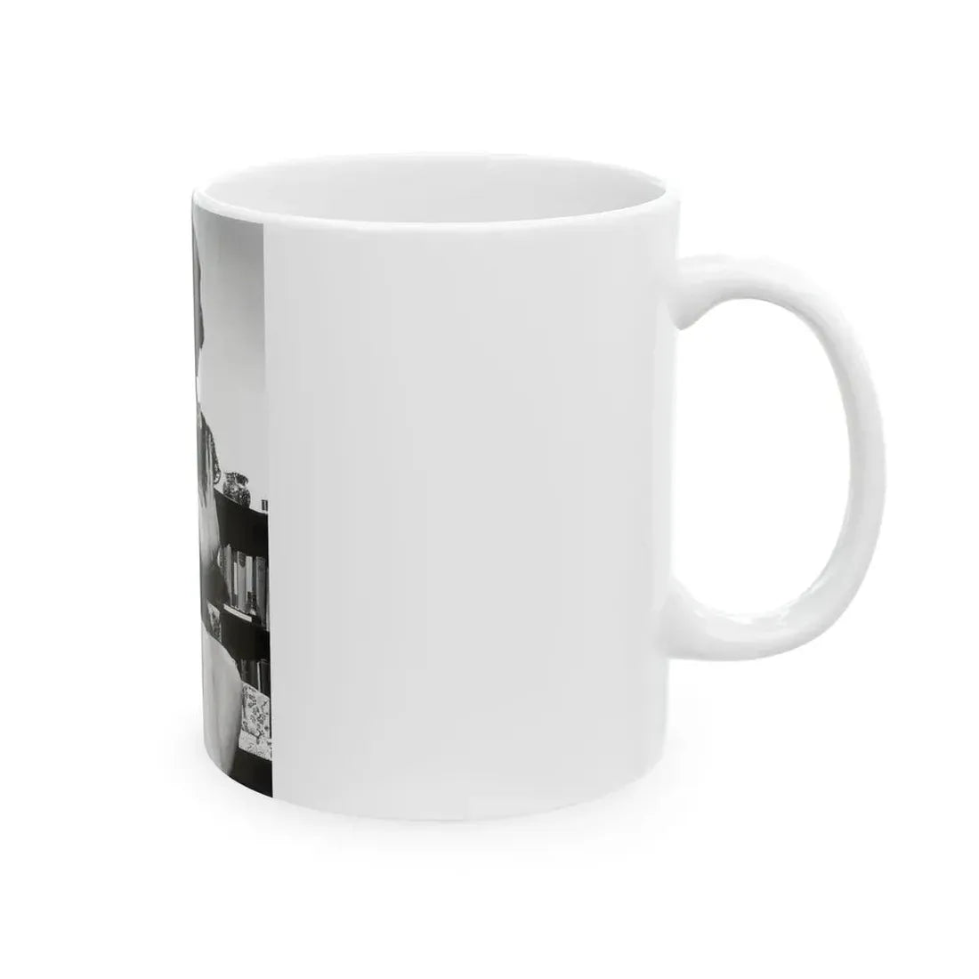 June Palmer #348 - Topless (Vintage Female Icon) White Coffee Mug - Go Mug Yourself