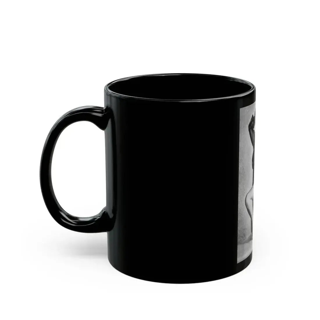 June Palmer #354 - See through black night gown (Vintage Female Icon) Black Coffee Mug - Go Mug Yourself