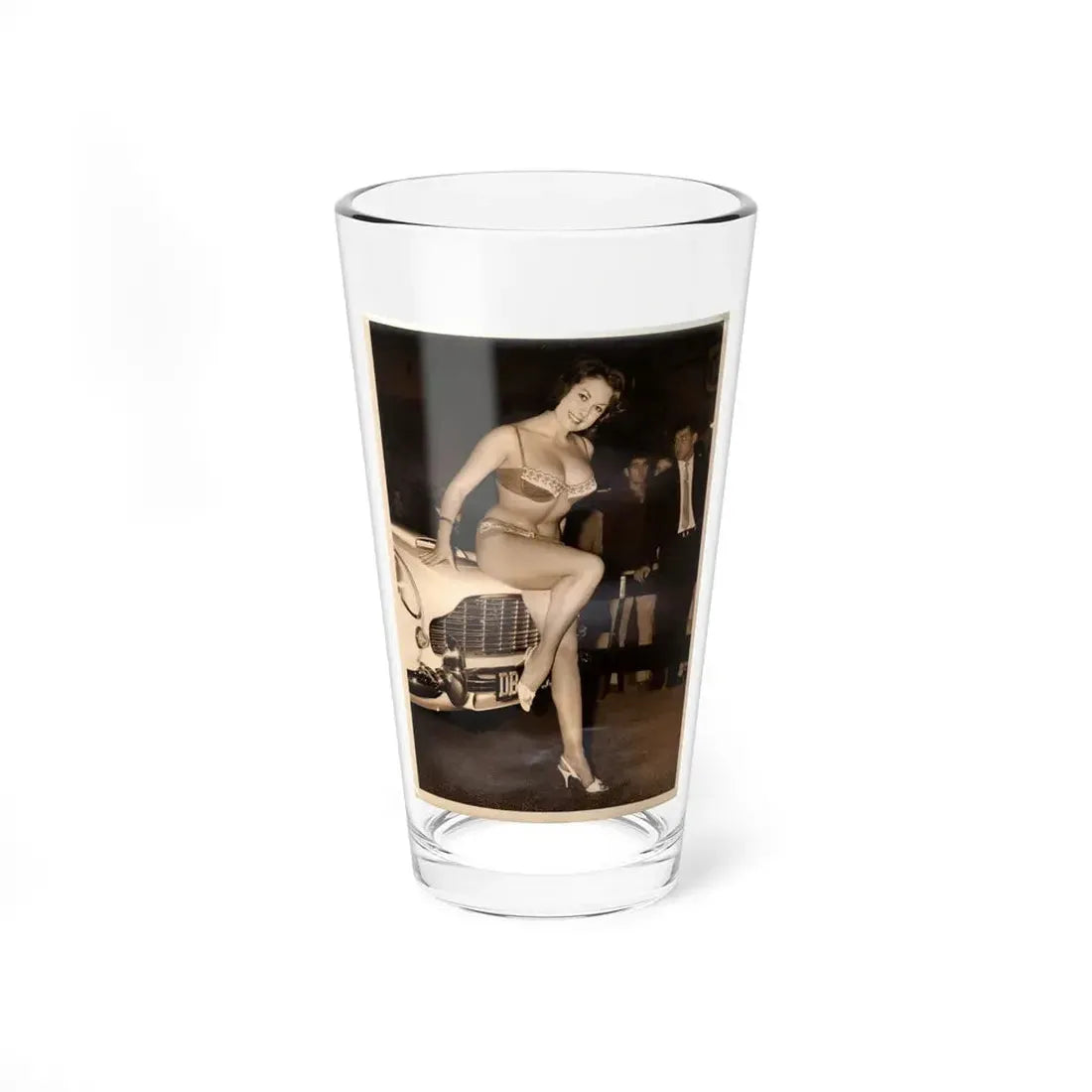 June Palmer #357 (Vintage Female Icon) Pint Glass 16oz 16oz - Go Mug Yourself