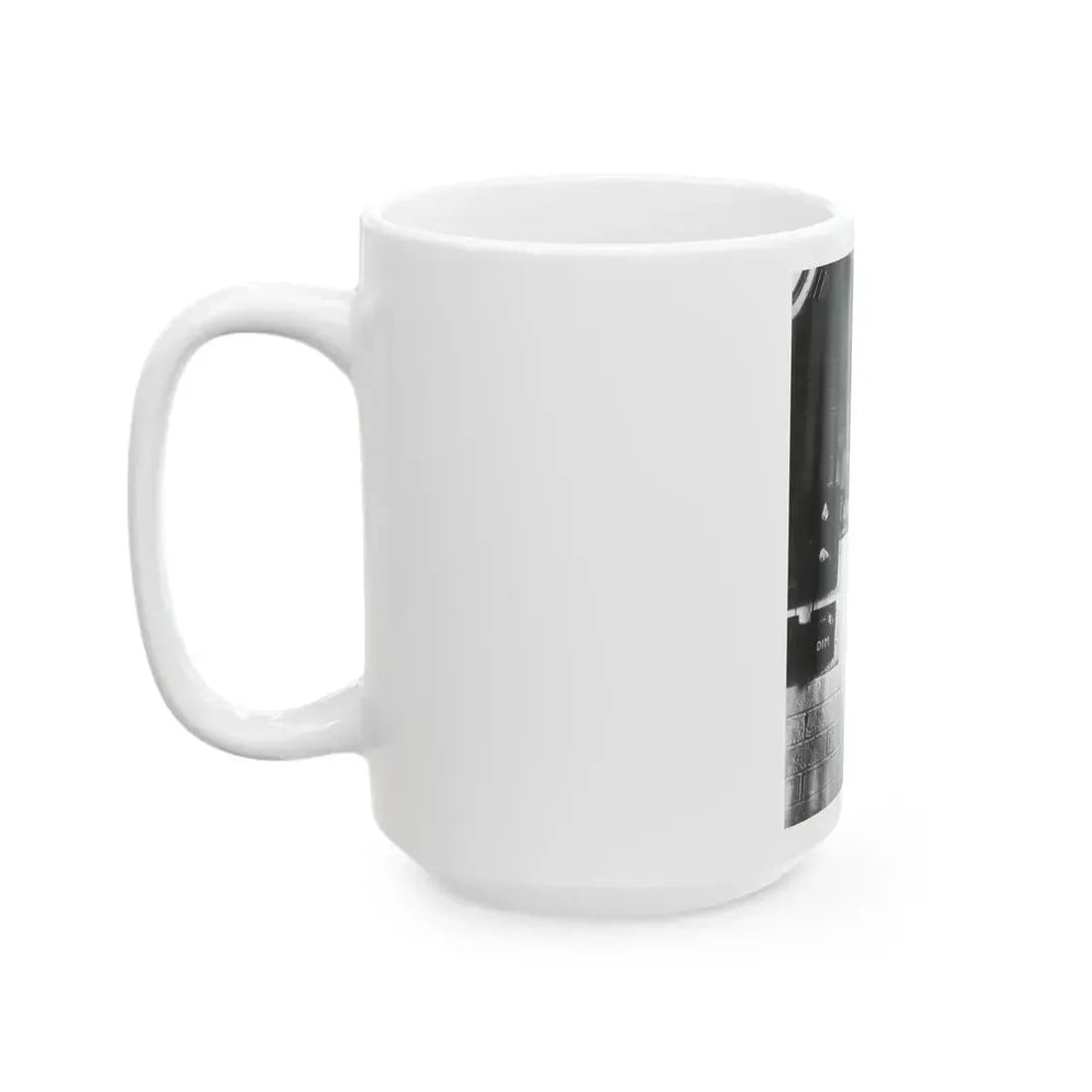 June Palmer #358 - Topless (Vintage Female Icon) White Coffee Mug - Go Mug Yourself