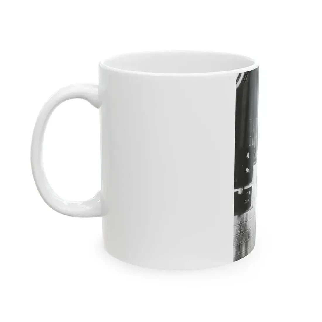 June Palmer #358 - Topless (Vintage Female Icon) White Coffee Mug - Go Mug Yourself