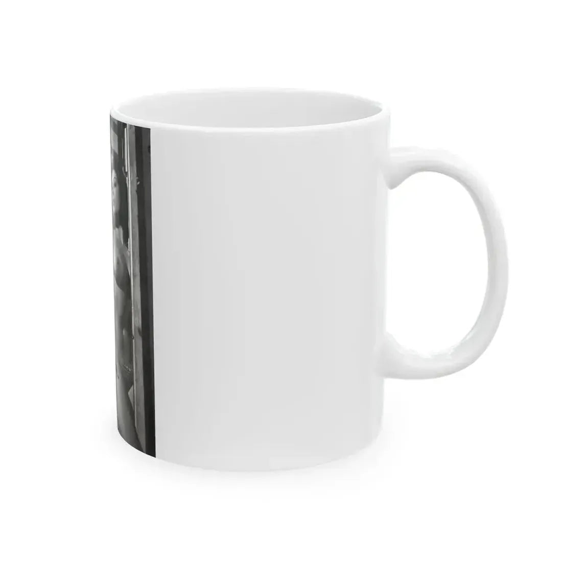 June Palmer #358 - Topless (Vintage Female Icon) White Coffee Mug - Go Mug Yourself