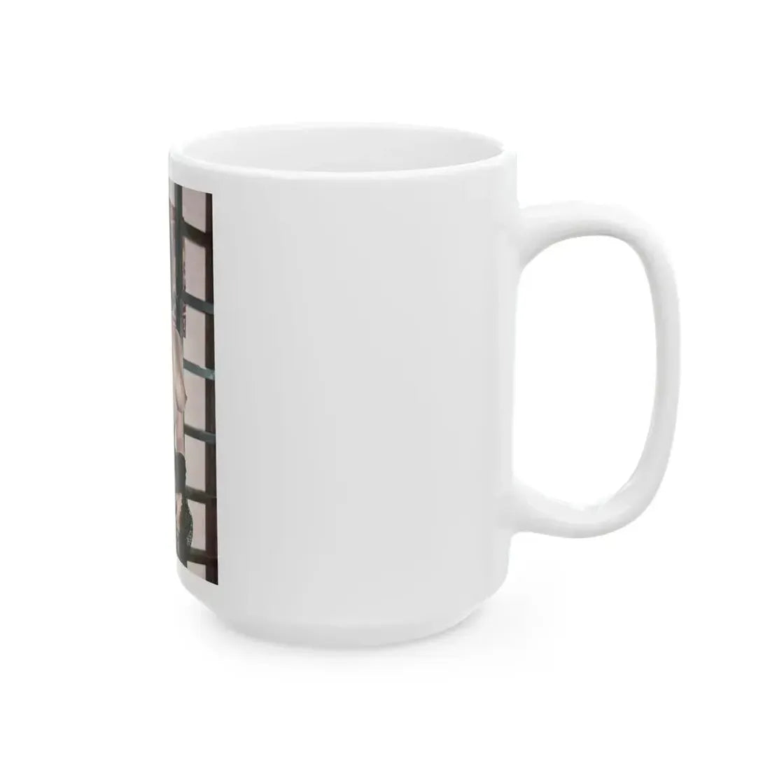 June Palmer #368 - Topless (Vintage Female Icon) White Coffee Mug - Go Mug Yourself