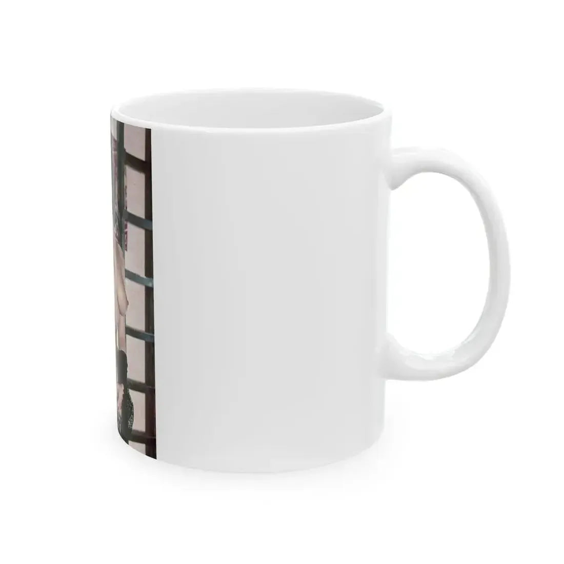 June Palmer #368 - Topless (Vintage Female Icon) White Coffee Mug - Go Mug Yourself