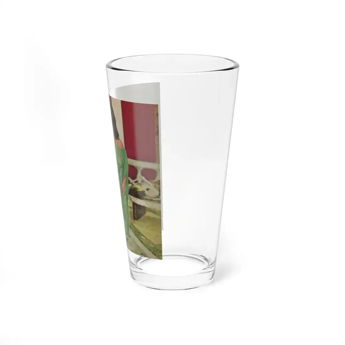 June Palmer #369 - Topless (Vintage Female Icon) Pint Glass 16oz - Go Mug Yourself
