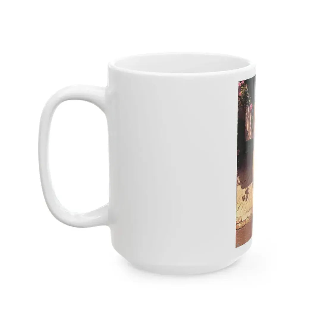 June Palmer #38 - Topless (Vintage Female Icon) White Coffee Mug - Go Mug Yourself