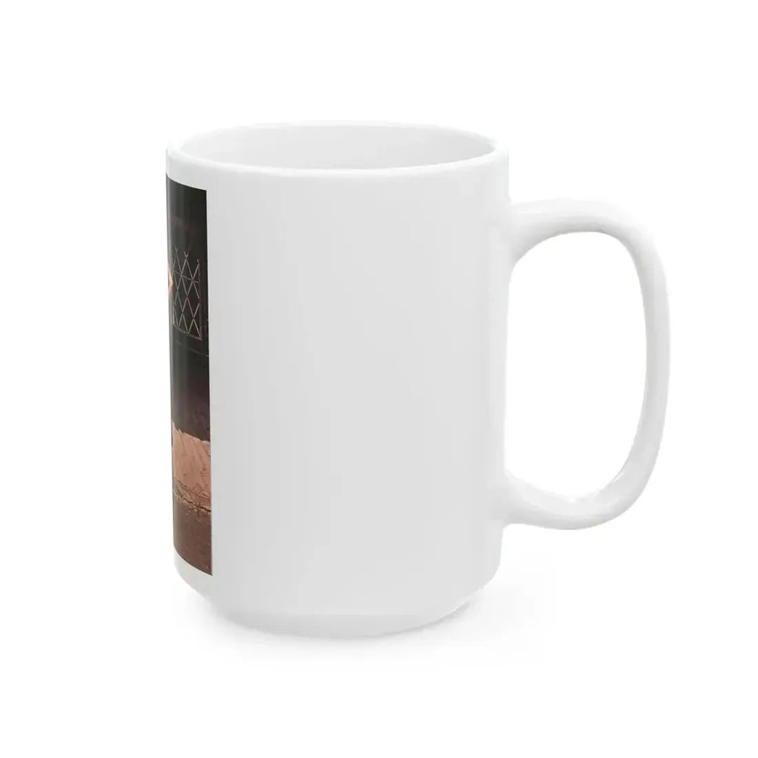June Palmer #38 - Topless (Vintage Female Icon) White Coffee Mug - Go Mug Yourself