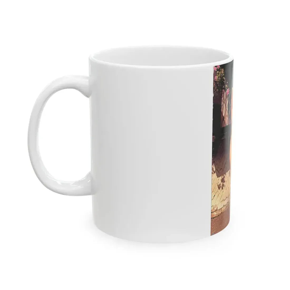 June Palmer #38 - Topless (Vintage Female Icon) White Coffee Mug - Go Mug Yourself