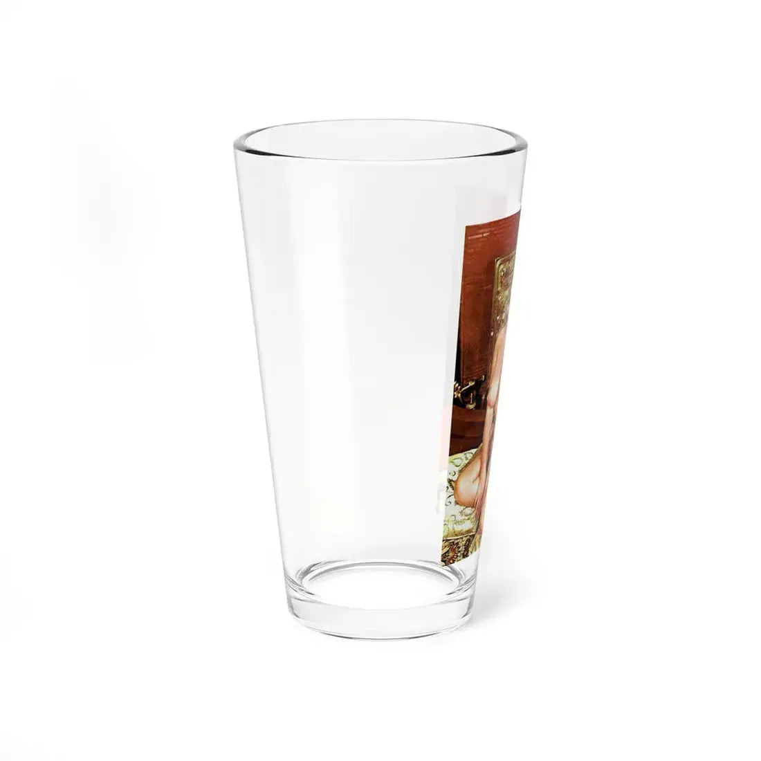 June Palmer #74 - Topless (Vintage Female Icon) Pint Glass 16oz - Go Mug Yourself