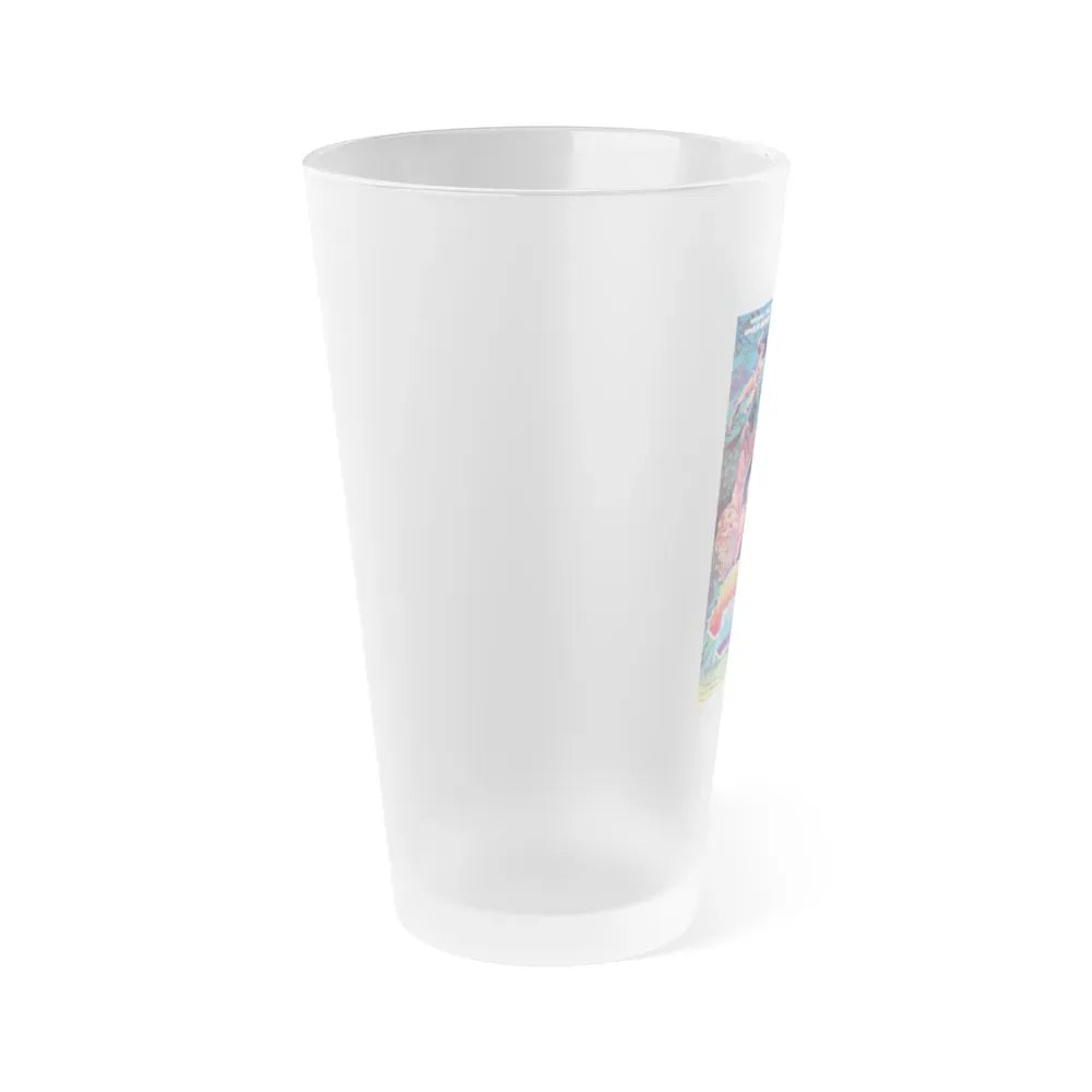 JUNGLE BLUE 1978 Movie Poster - Frosted Pint Glass 16oz - Go Mug Yourself