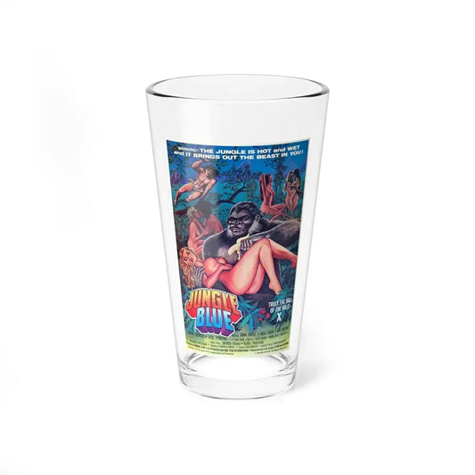JUNGLE BLUE 1978 Movie Poster - Pint Glass 16oz 16oz - Go Mug Yourself