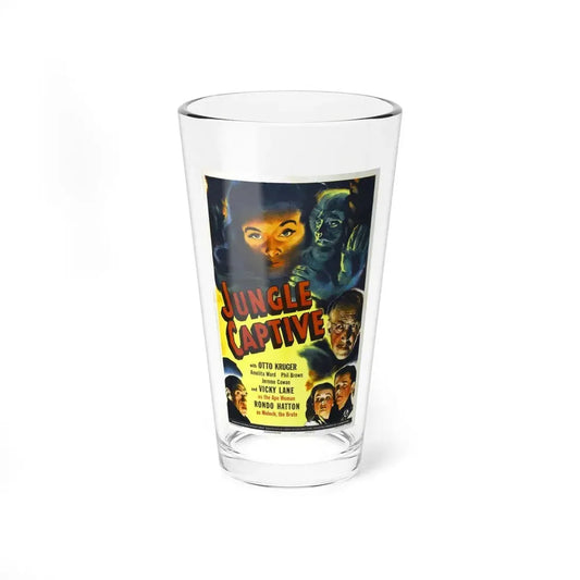 JUNGLE CAPTIVE 1945 Movie Poster - Pint Glass 16oz 16oz - Go Mug Yourself