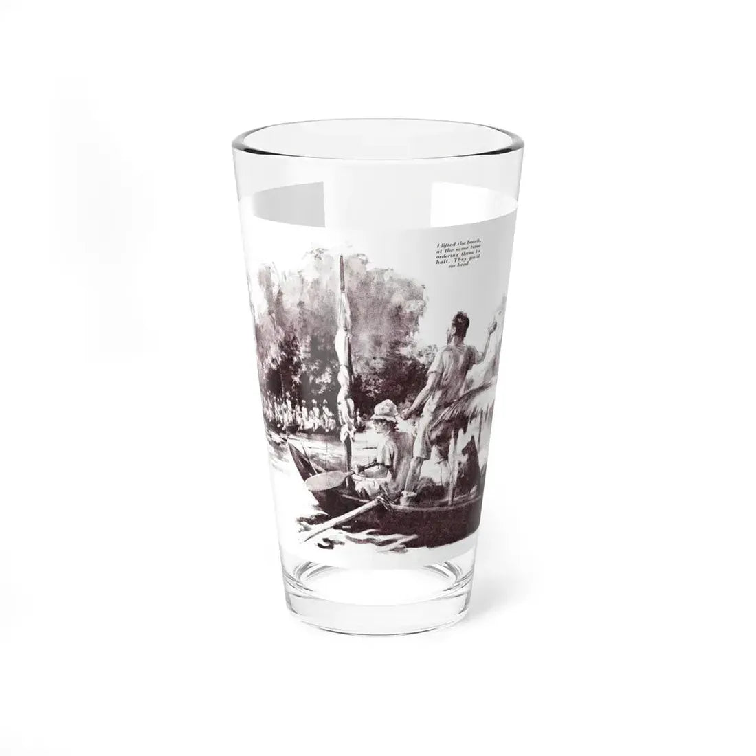 Jungle Haven (2), The American Boy, July 1933 - Pint Glass 16oz 16oz - Go Mug Yourself