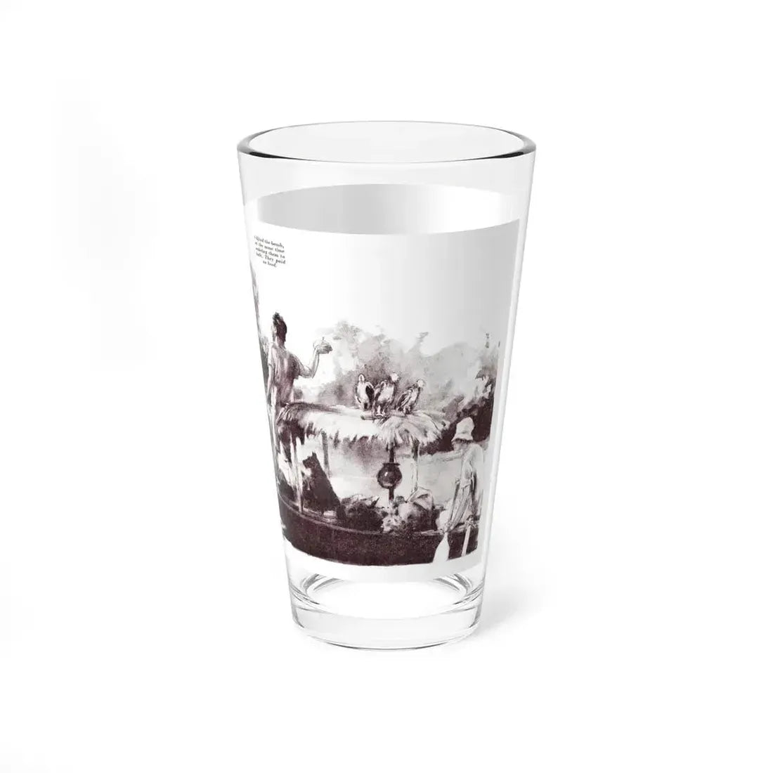 Jungle Haven (2), The American Boy, July 1933 - Pint Glass 16oz - Go Mug Yourself