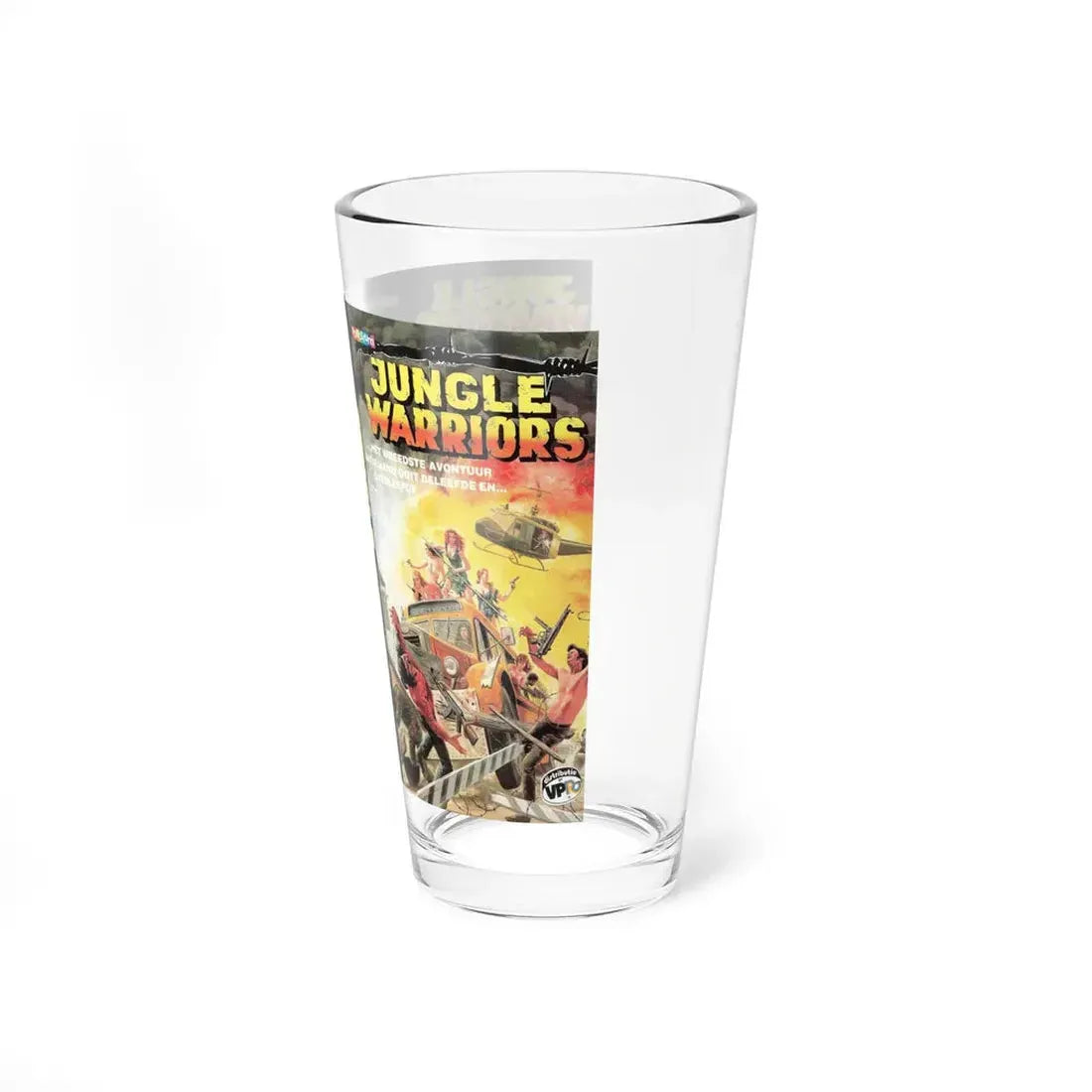 JUNGLE WARRIORS (VHS COVER) Pint Glass 16oz - Go Mug Yourself