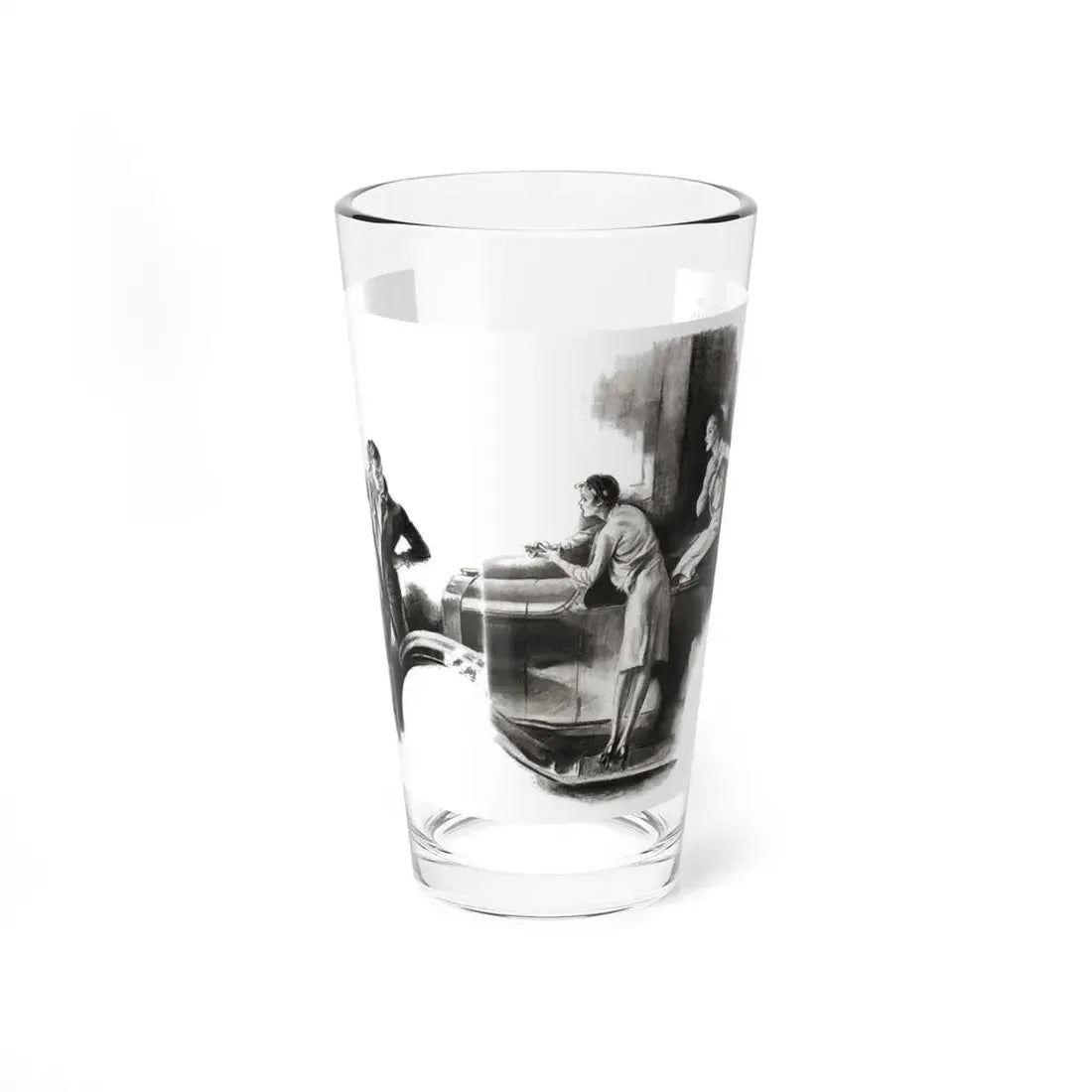 Junior Partners (1), The American Magazine, August 1932 - Pint Glass 16oz 16oz - Go Mug Yourself