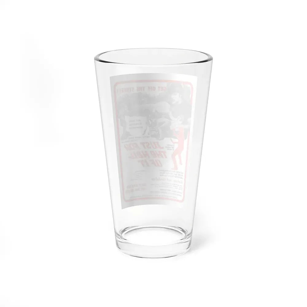 JUST FOR THE HELL OF IT 1968 Movie Poster - Pint Glass 16oz - Go Mug Yourself