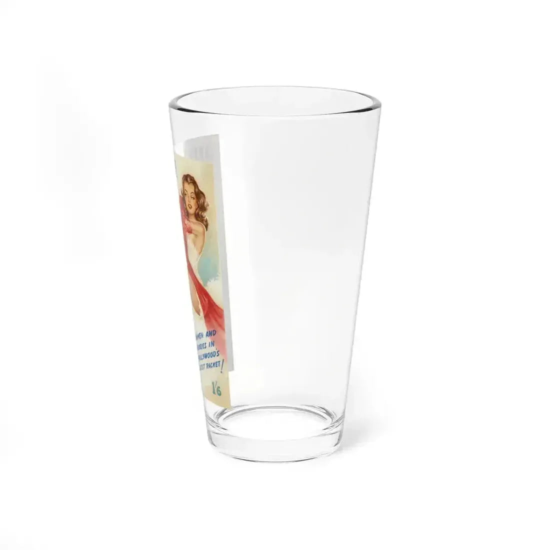 Just Like a Dame, paperback illustration, 1948 - Pint Glass 16oz - Go Mug Yourself