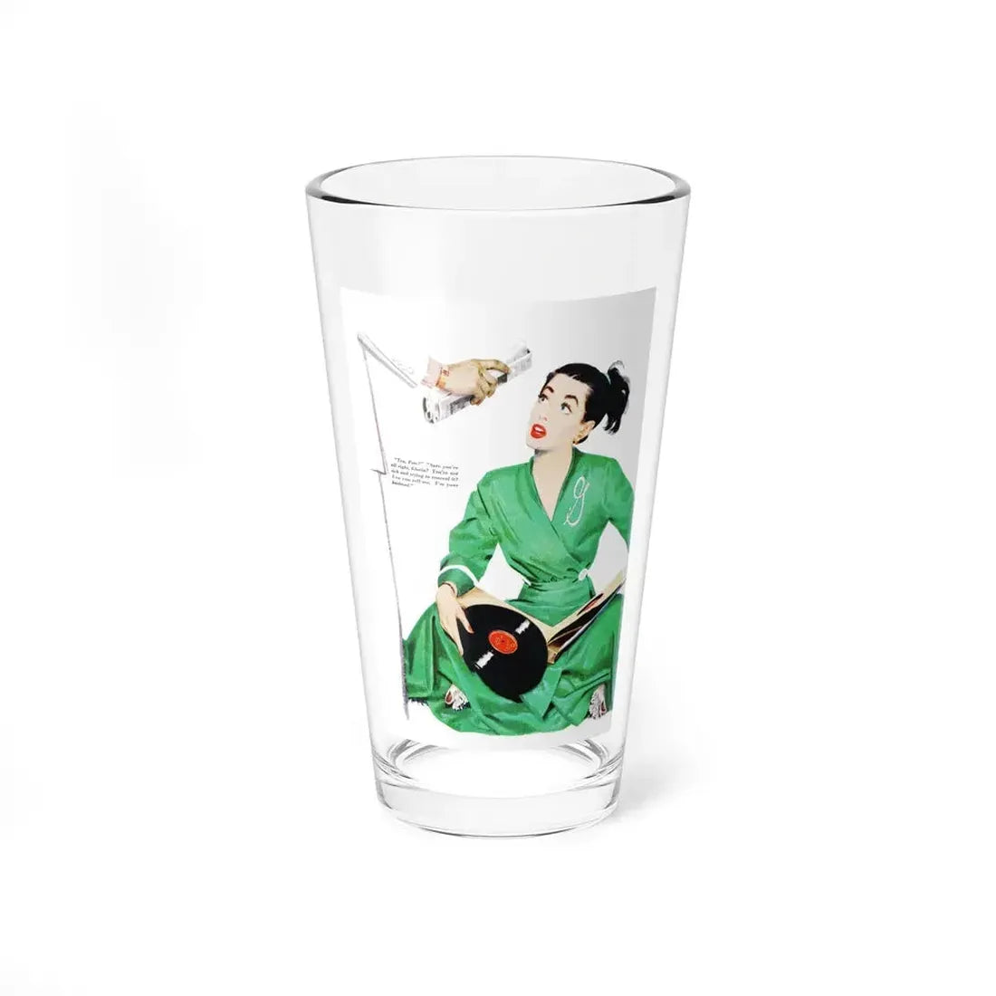 Just Simmer Down!, Redbook, July 1949 - Pint Glass 16oz 16oz - Go Mug Yourself