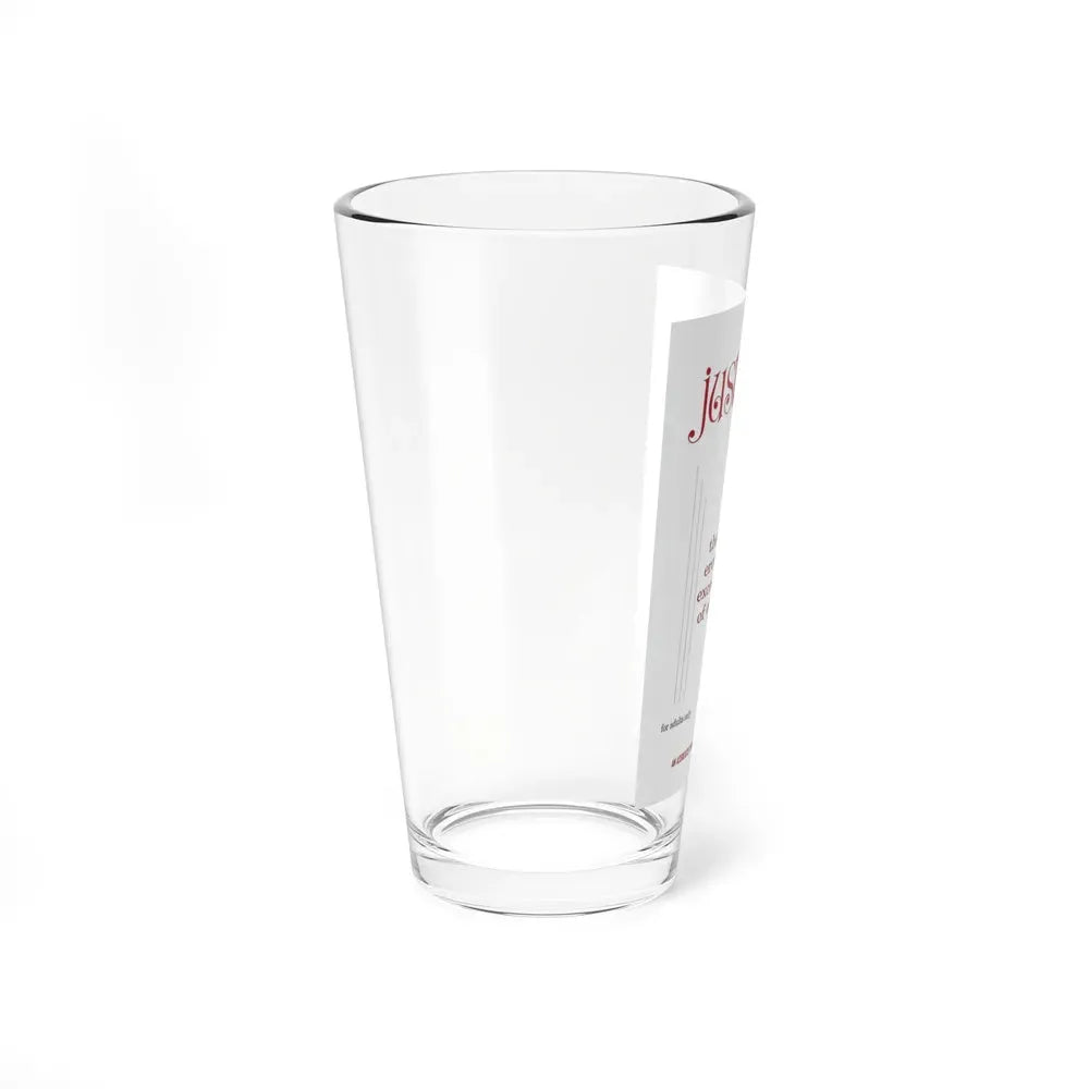 JUSTINE 1980 Movie Poster - Pint Glass 16oz - Go Mug Yourself