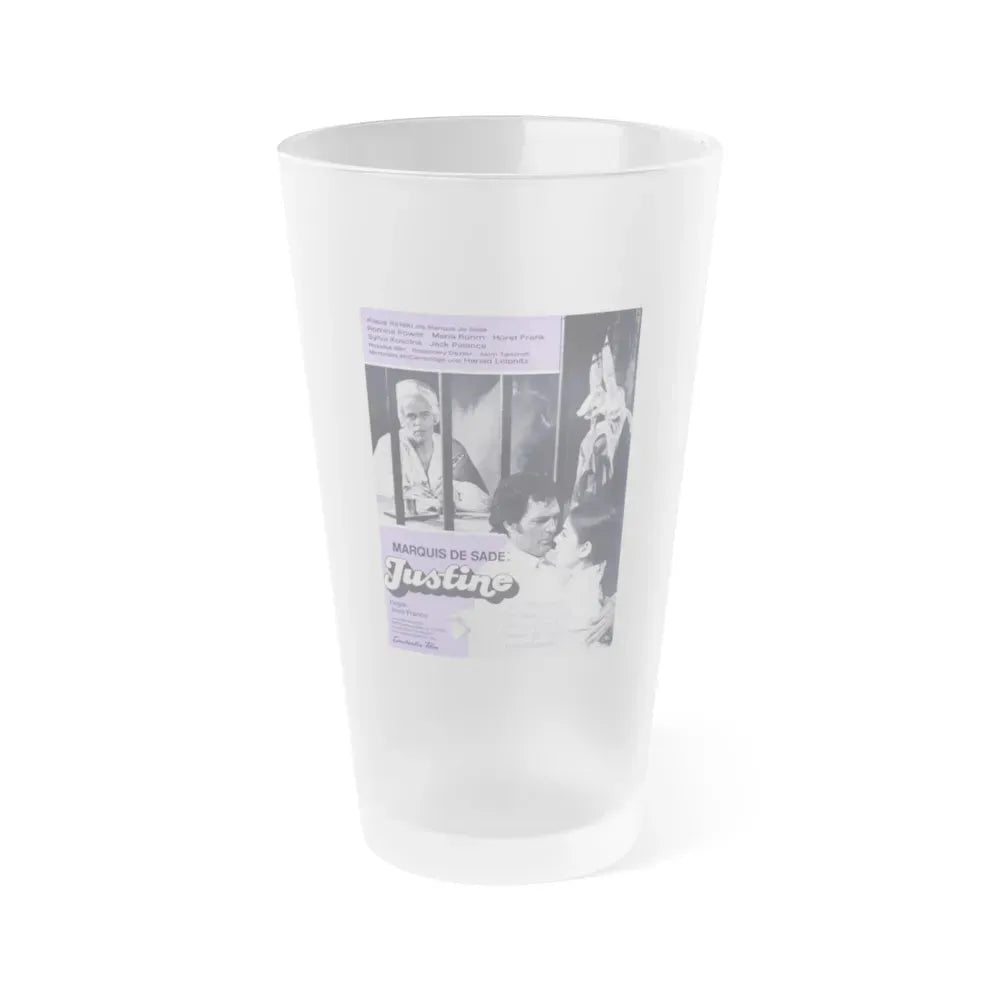 JUSTINE (2) 1969 Movie Poster - Frosted Pint Glass 16oz 16oz Frosted - Go Mug Yourself