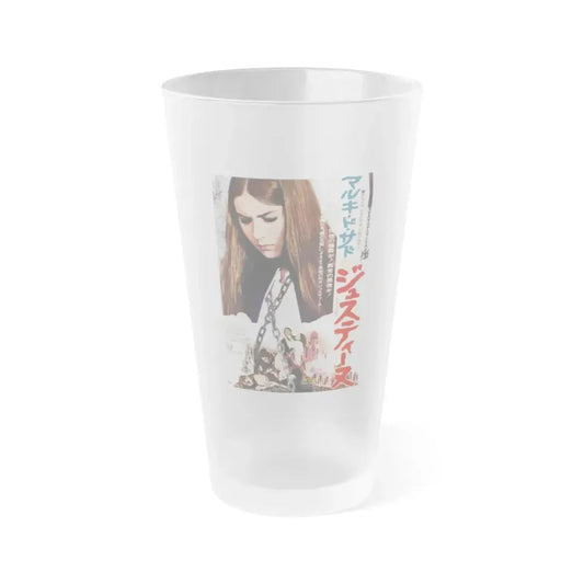 JUSTINE (ASIAN) 1977 Movie Poster - Frosted Pint Glass 16oz 16oz Frosted - Go Mug Yourself