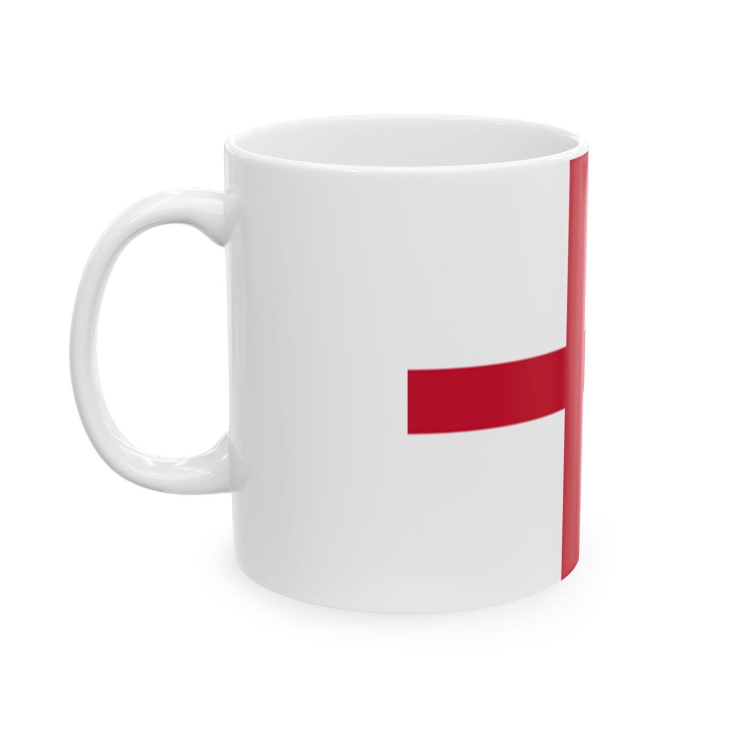 Jutland flag proposal (Denmark) White Coffee Mug-Go Mug Yourself