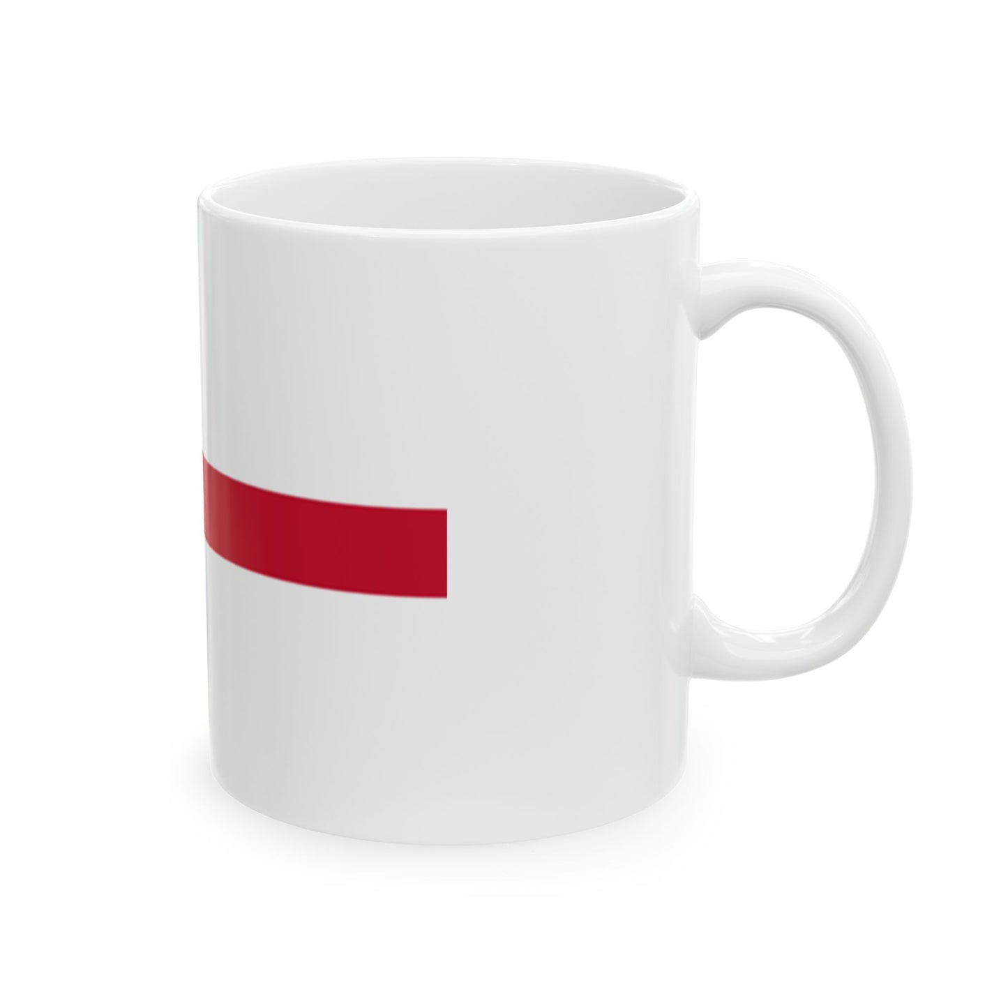 Jutland flag proposal (Denmark) White Coffee Mug-Go Mug Yourself