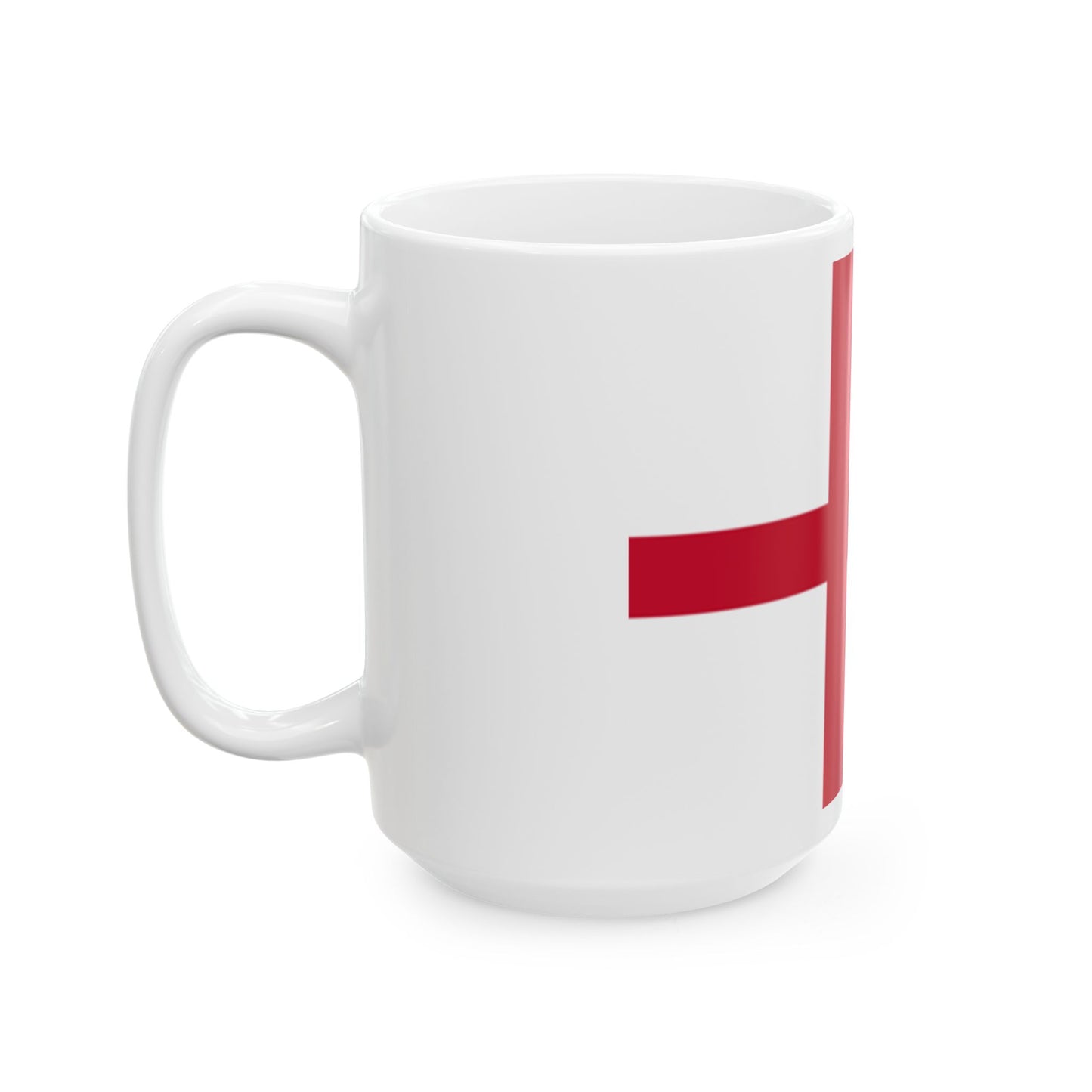Jutland flag proposal (Denmark) White Coffee Mug-Go Mug Yourself