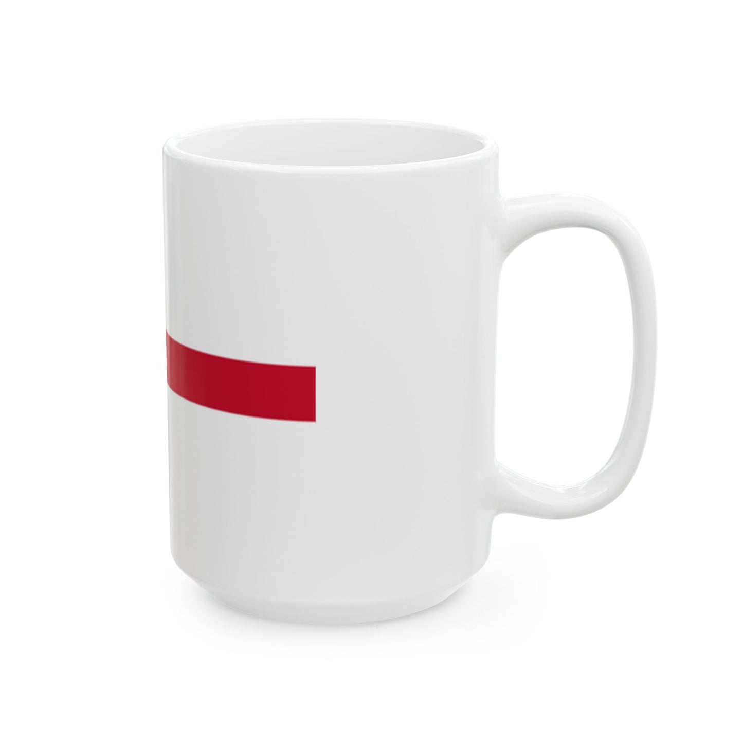 Jutland flag proposal (Denmark) White Coffee Mug-Go Mug Yourself