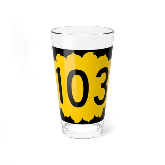 K-103 (Kansas) (Road Sign) Pint Glss 16oz 16oz - Go Mug Yourself