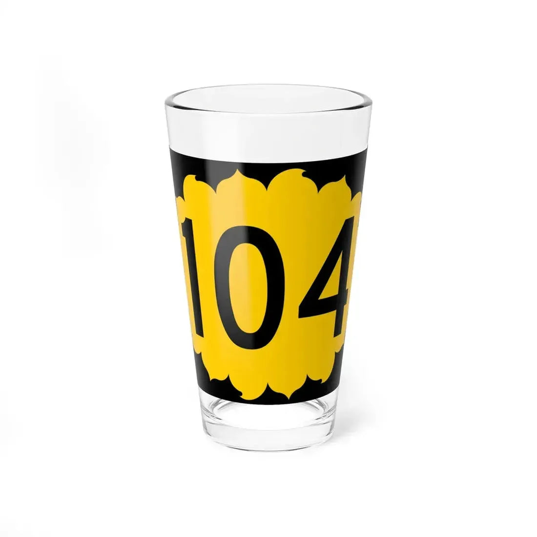 K-104 (Kansas) (Road Sign) Pint Glss 16oz 16oz - Go Mug Yourself