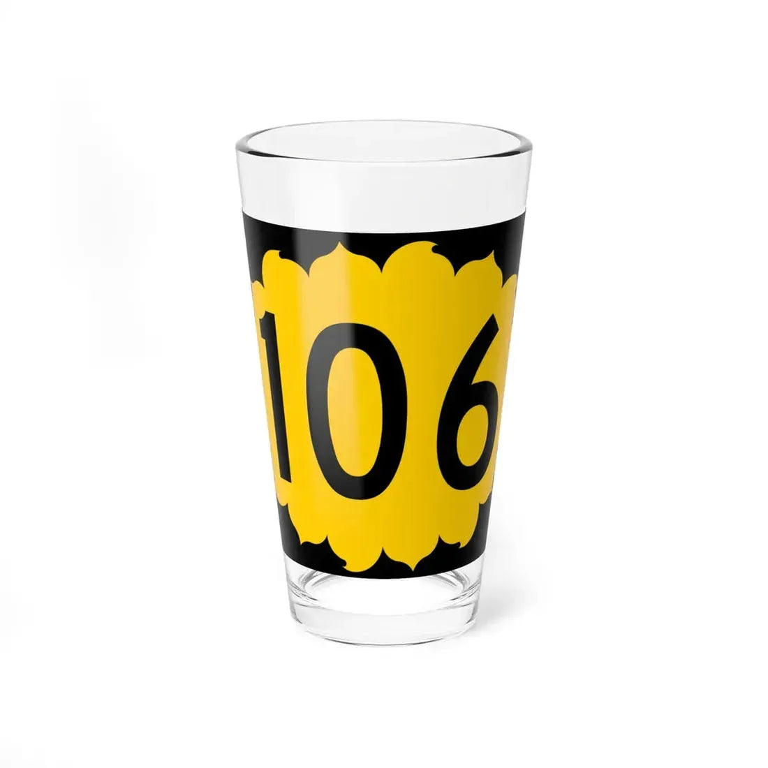 K-106 (Kansas) (Road Sign) Pint Glss 16oz 16oz - Go Mug Yourself