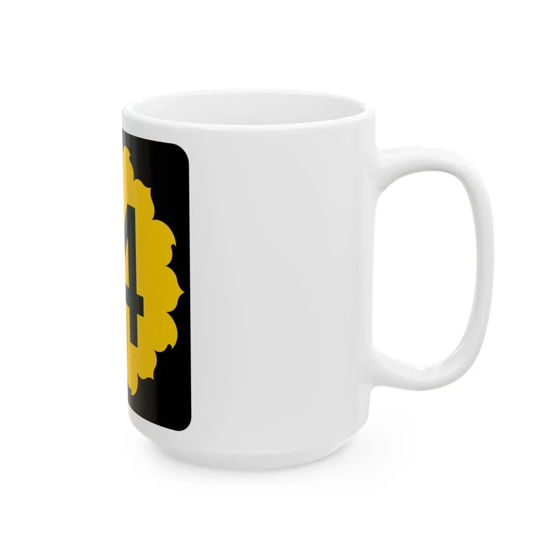 K-14 (Kansas) (Road Sign) White Coffee Mug - Go Mug Yourself
